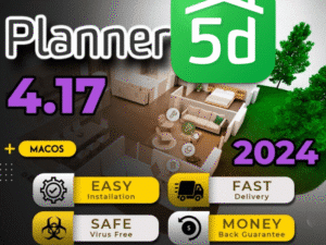 Planner 5D Premium v4.17 2024 | macOS | ออกแบบบ้าน 2D/3D อย่างมืออาชีพ | ZOONIMALL