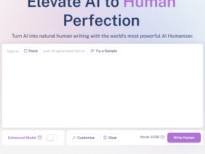 🚀 WriteHuman AI ULTRA — แพ็กเกจพรีเมียมสุดแรง! 36 USD/เดือน (เริ่มต้นเพียง 299 บาท/เดือน)